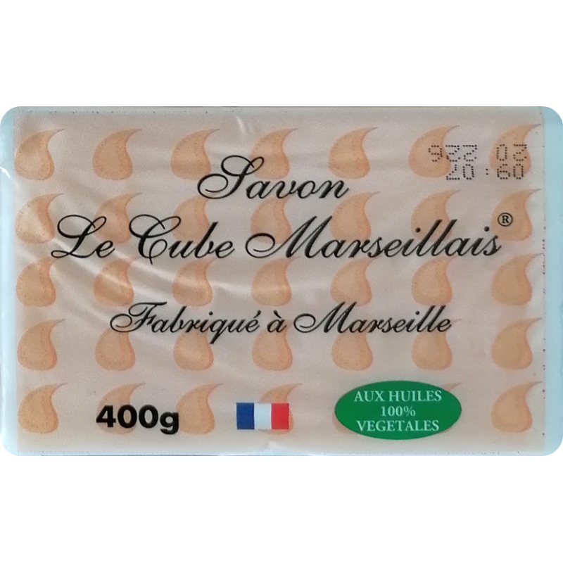 SAVON LE CUBE MARSEILLAIS 400 g SAVON LE CUBE MARSEILLAIS 400 g