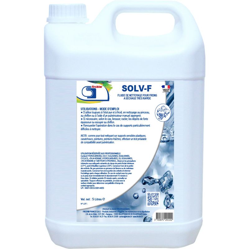 SOLV-F VRAC SOLV-F VRAC