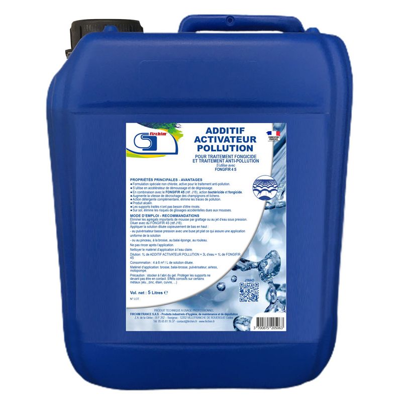 ADDITIF ACTIVATEUR POLLUTION ADDITIF ACTIVATEUR POLLUTION