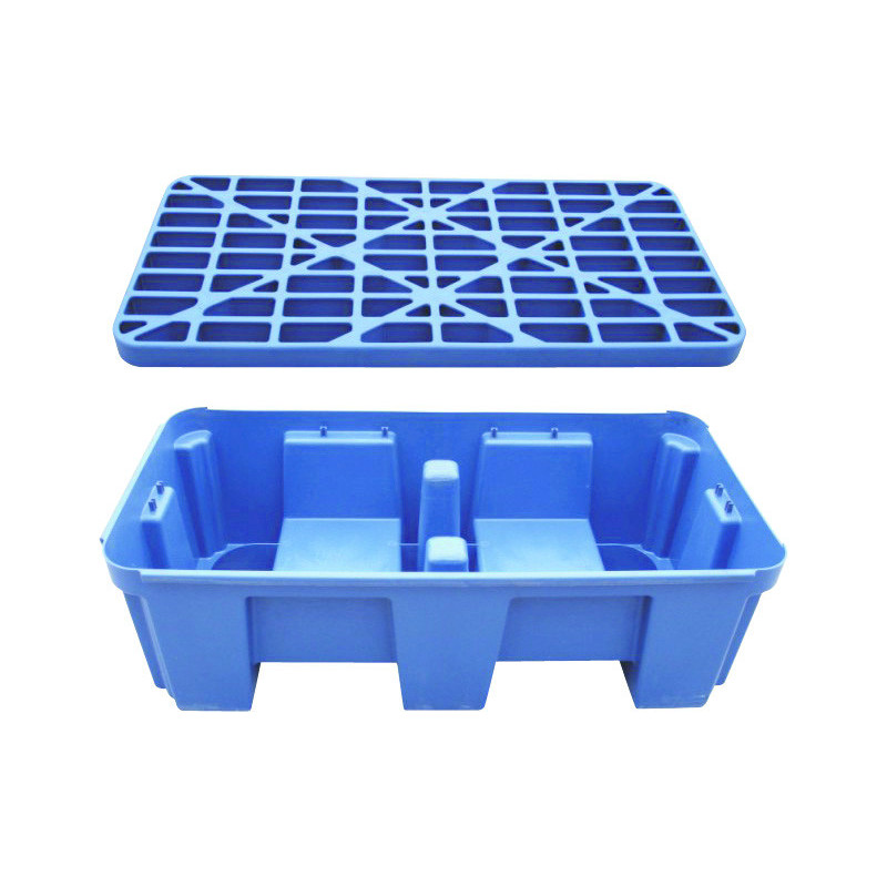BAC DE RÉTENTION CLIPSABLE PEHD POUR 2 FÛTS DE 220 L BAC DE RÉTENTION CLIPSABLE PEHD POUR 2 FÛTS DE 220 L