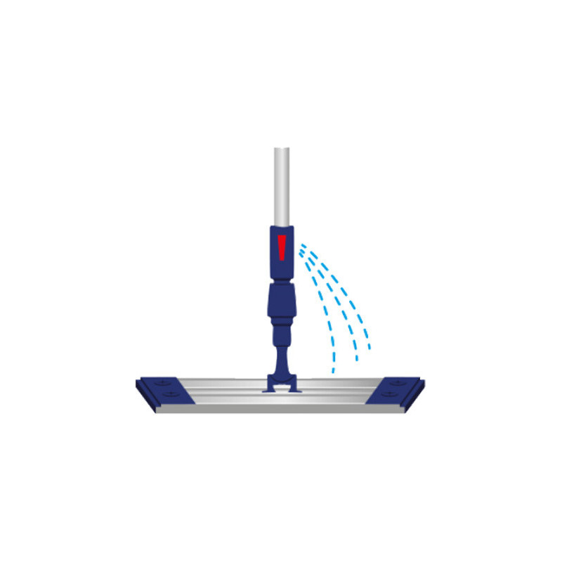 BALAI TRAPEZE DE LUXE 40 CM + MANCHE RÉSERVOIR (réf N95S31) BALAI TRAPEZE DE LUXE 40 CM + MANCHE RÉSERVOIR (réf N95S31)