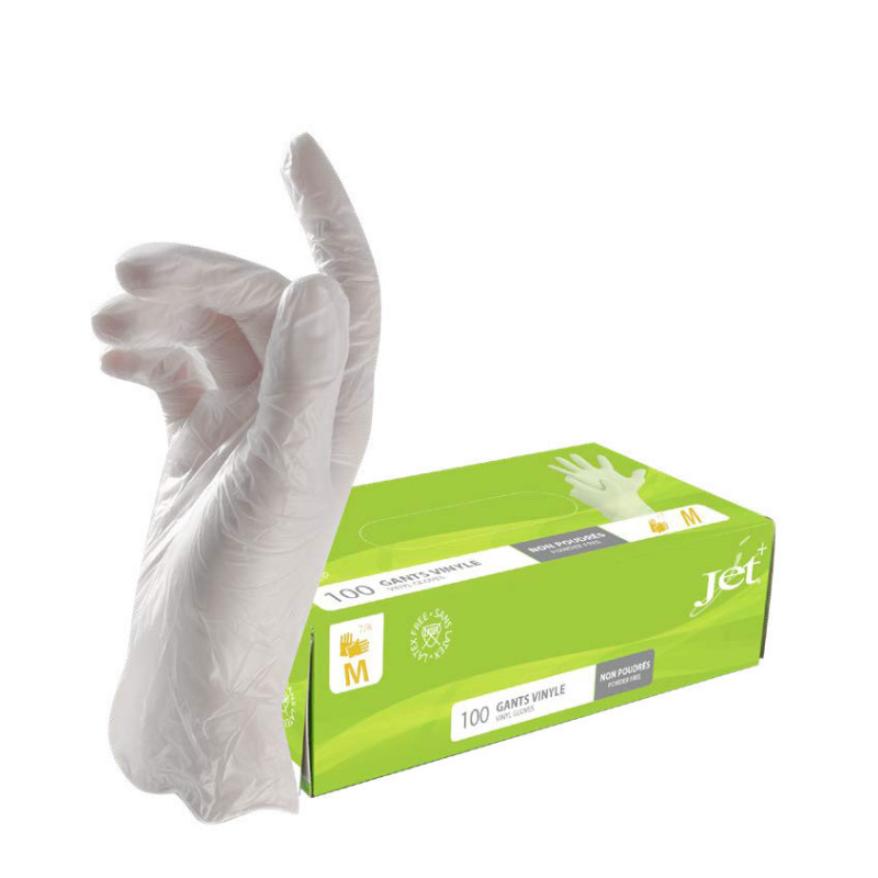 GANTS VINYLE NATUREL NON POUDRÉS GANTS VINYLE NATUREL NON POUDRÉS